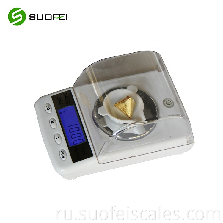 FC-50 digital 0.001g LCD display jewelry pocket scale